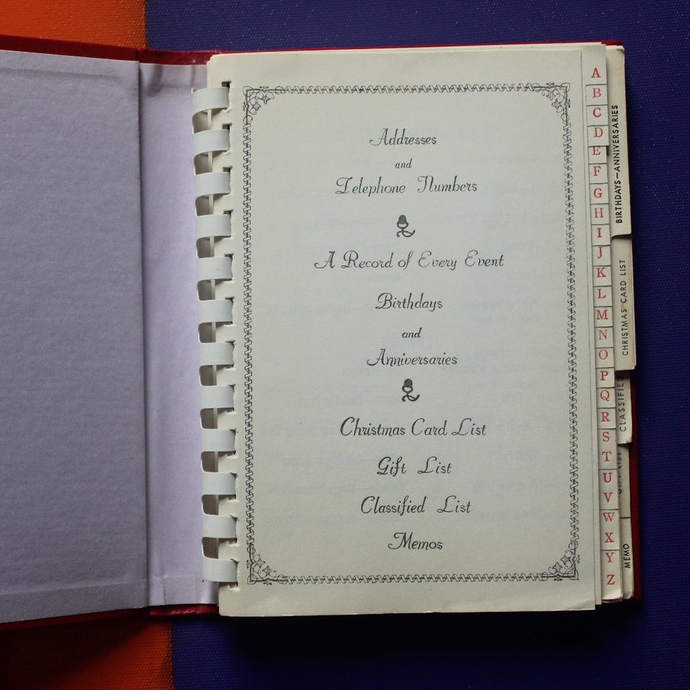 Retro Address Book - Picture 3 of 5
